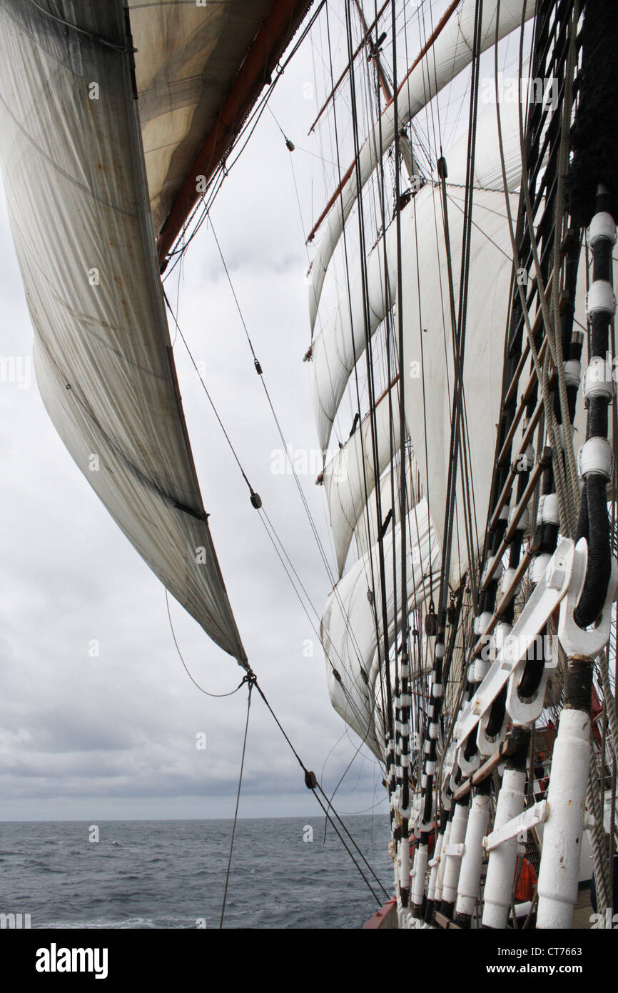 sails, vessel equipment Stock Photo Alamy