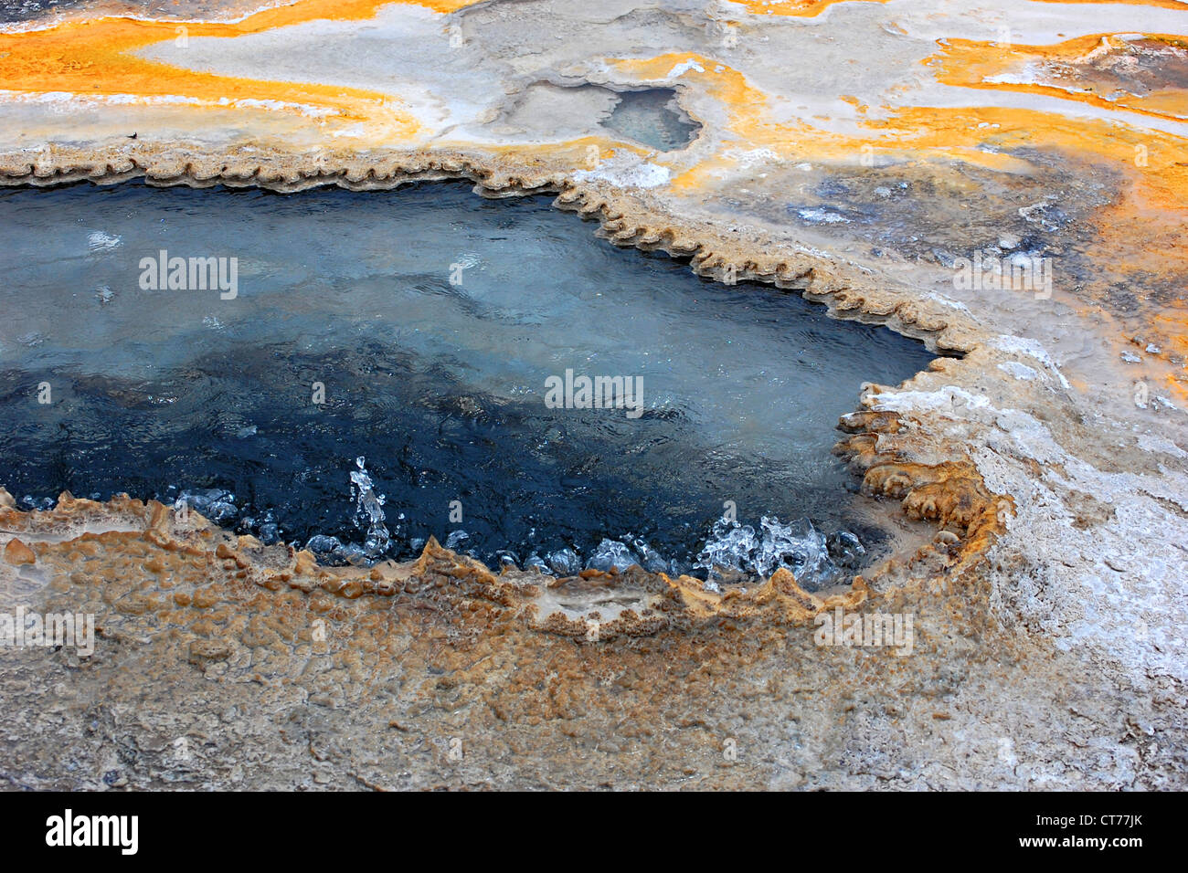 Ear Spring, Upper Geyser Basin, Yellowstone National Park Stock Photo ...