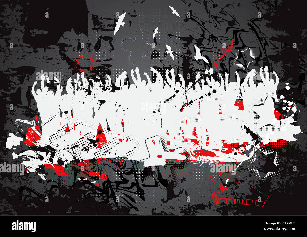 urban grunge background vector illustration Stock Photo - Alamy