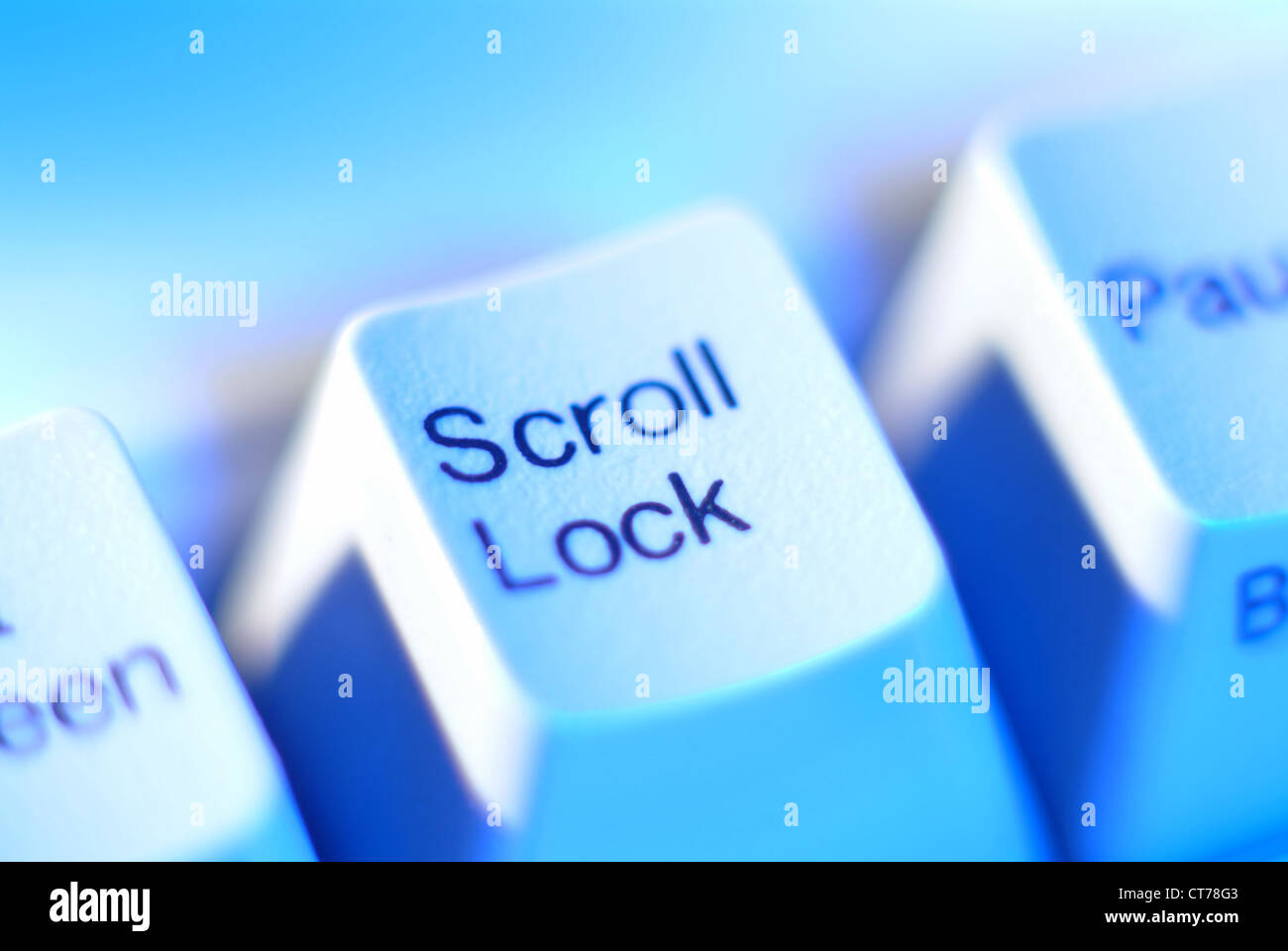 Scroll Lock key on a keyboard Stock Photo Alamy