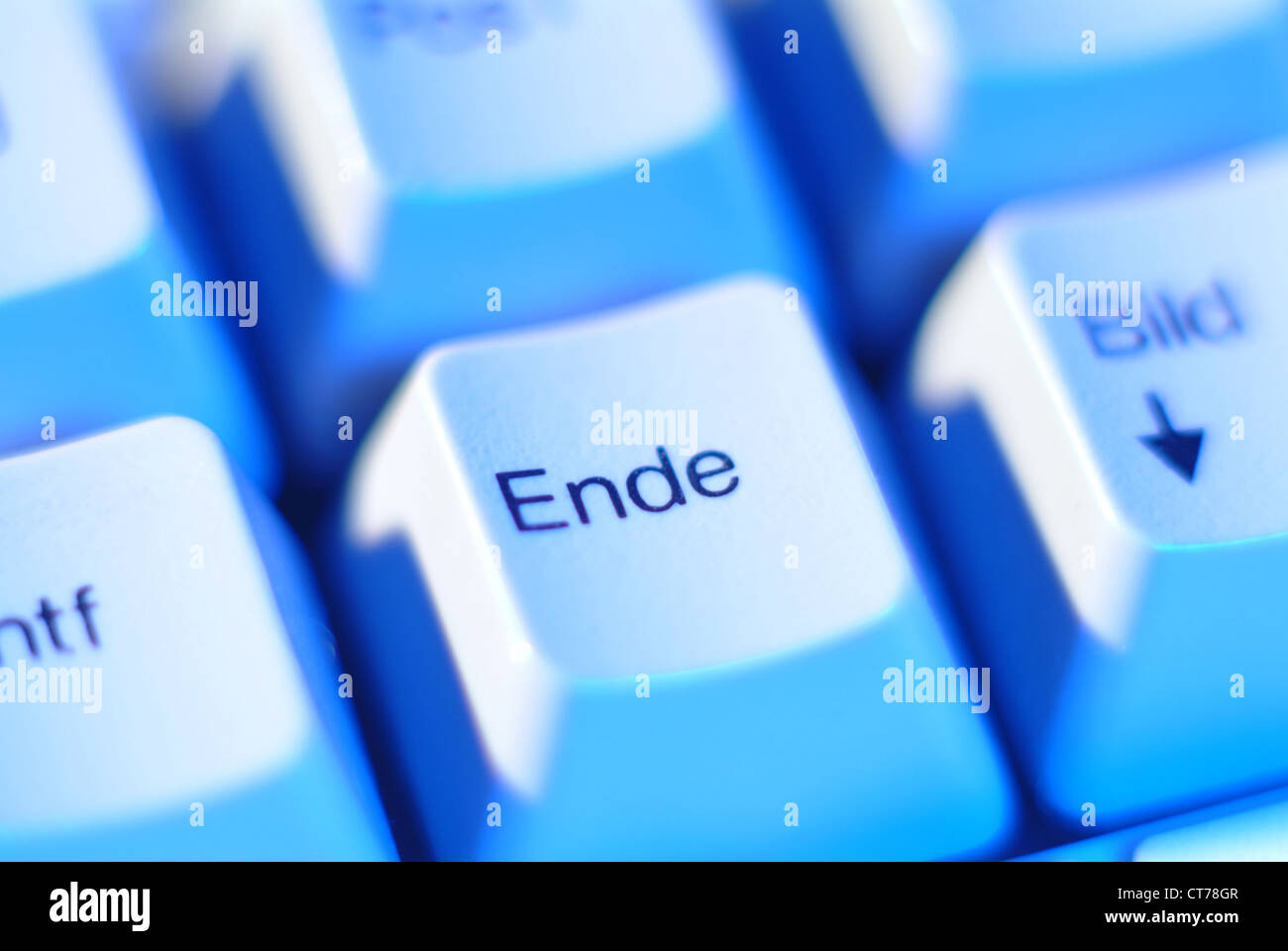 End key on a keyboard Stock Photo