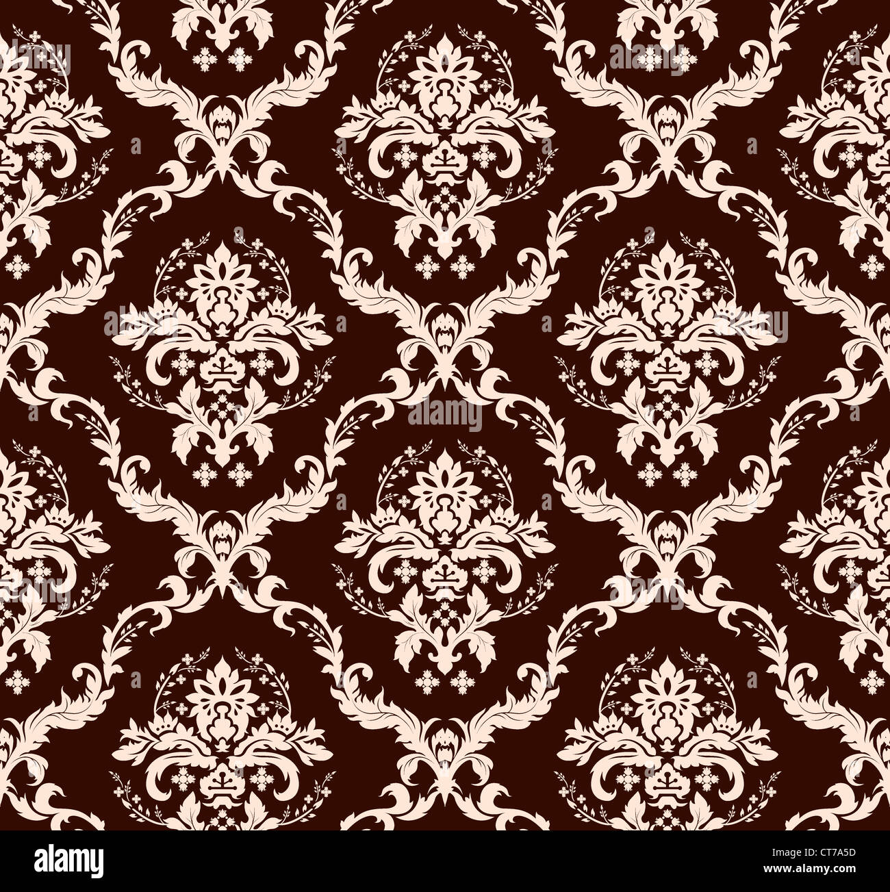 seamless baroque pattern Stock Photo - Alamy
