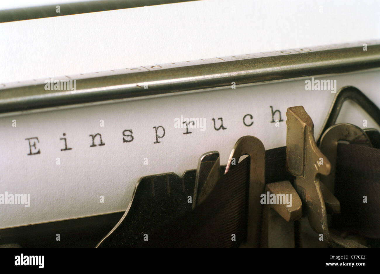The word objection, icon Stock Photo - Alamy