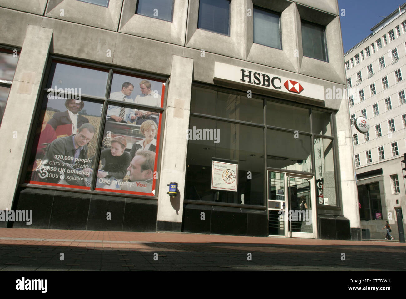 Picture: Steve Race - The HSBC Bank in Leeds, West Yorkshire. 12/07/2005 Stock Photo