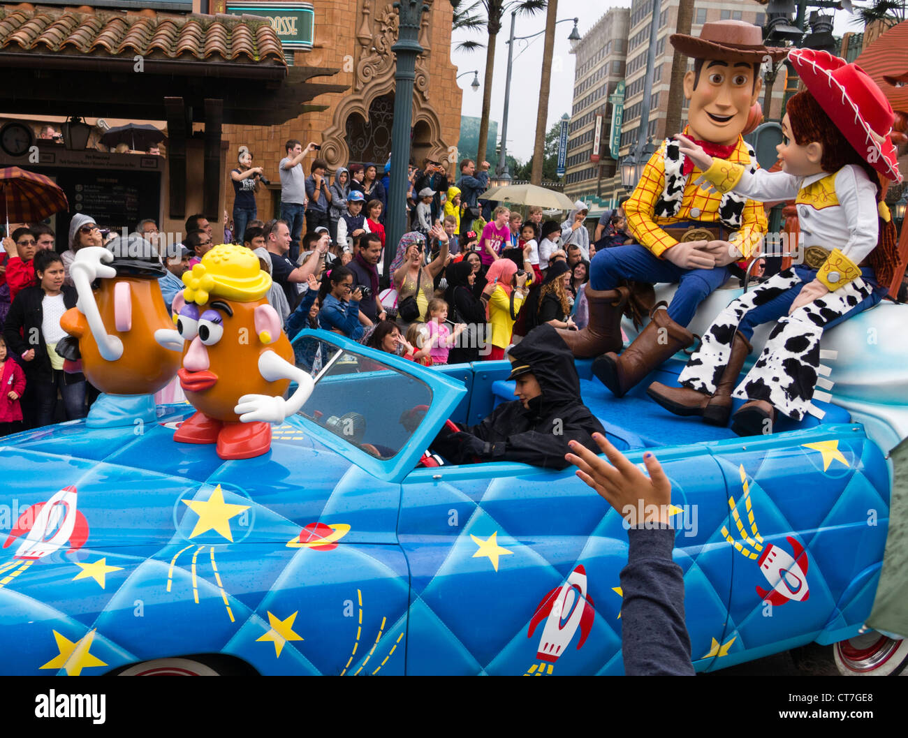 Disneyland Paris, Toy Story characters Stock Photo