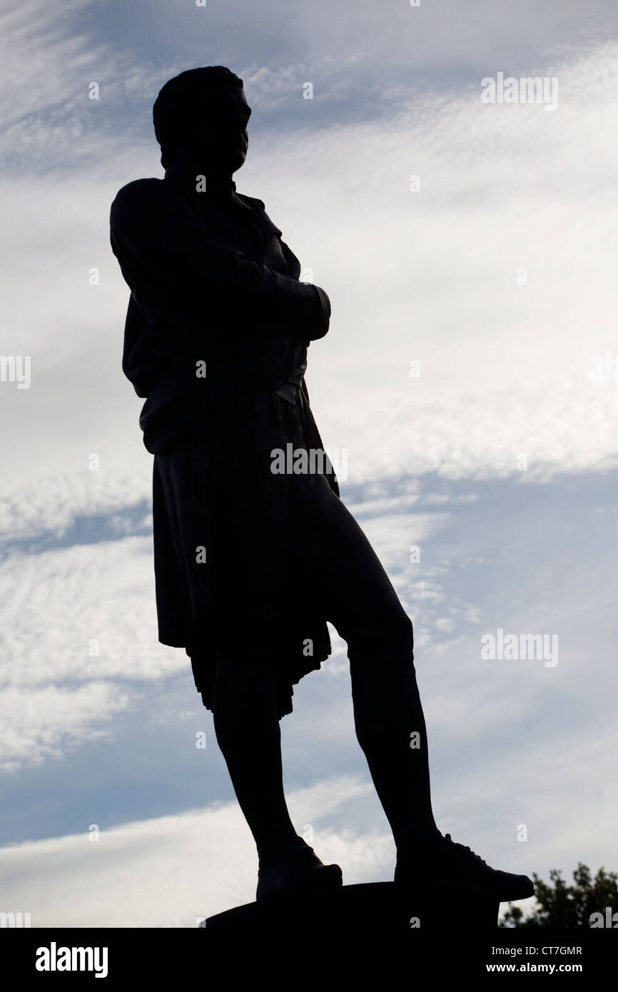 Robert Burns statue, Leith Stock Photo Alamy