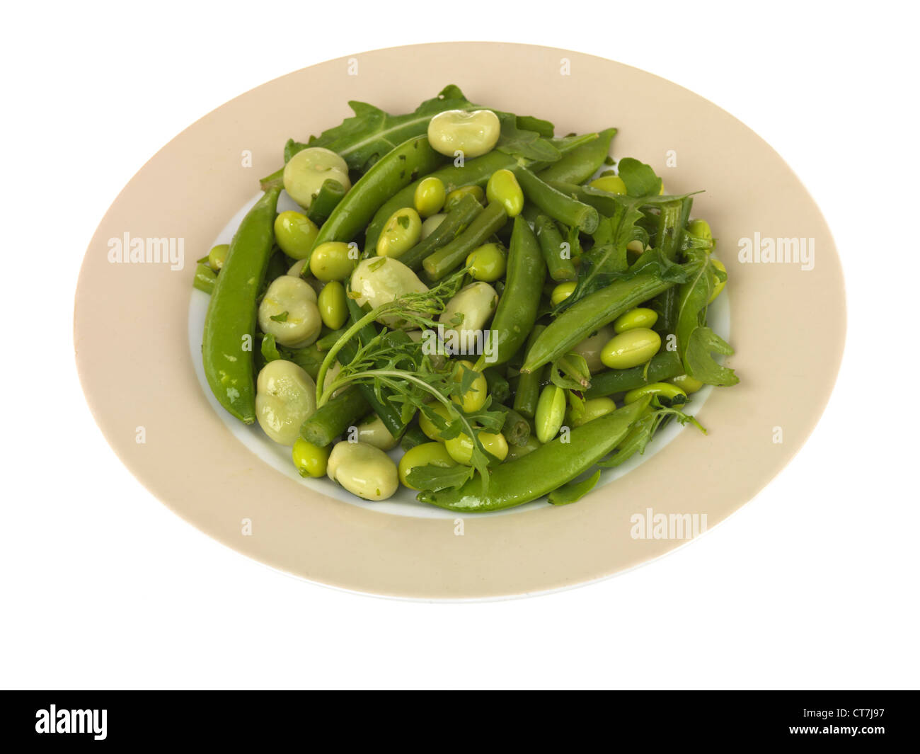 Edamame Soya Bean Salad Stock Photo Alamy