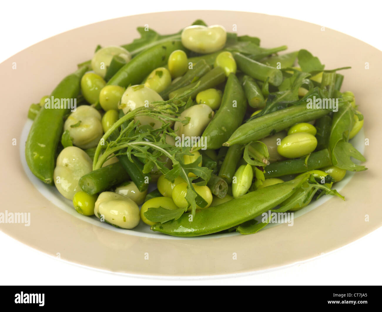 Edamame Soya Bean Salad Stock Photo