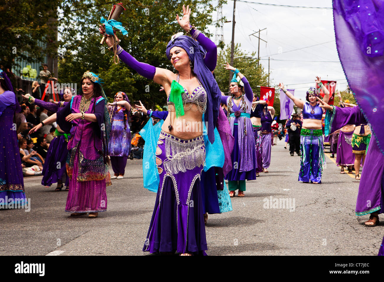 Silk Road Belly Dancers Stock Photo