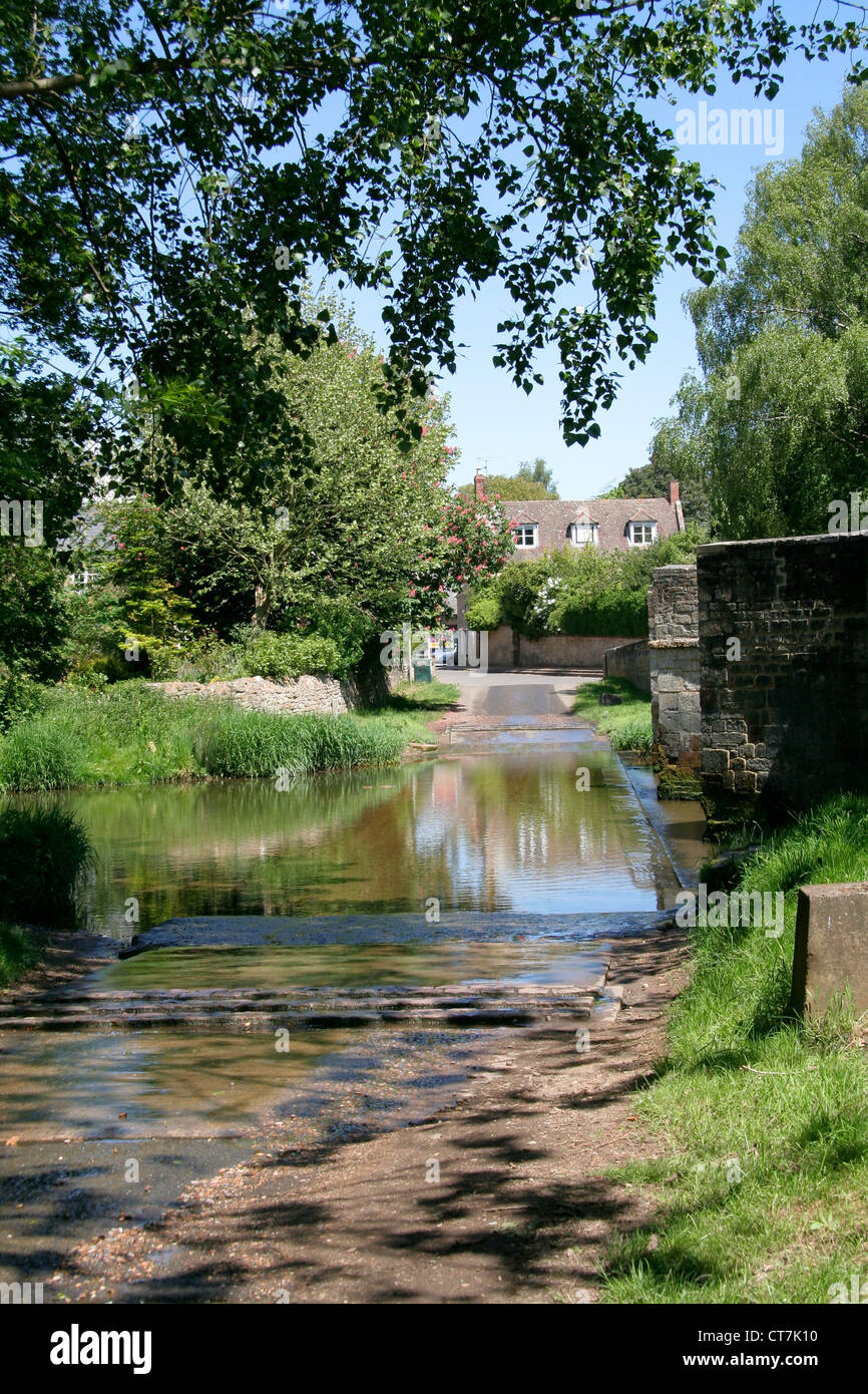 Ford River Ise Geddington Northamptonshire England UK Stock Photo Alamy
