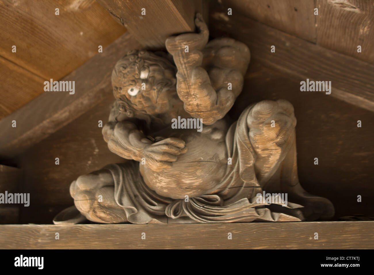 Japanese stone statues Stock Photo Alamy