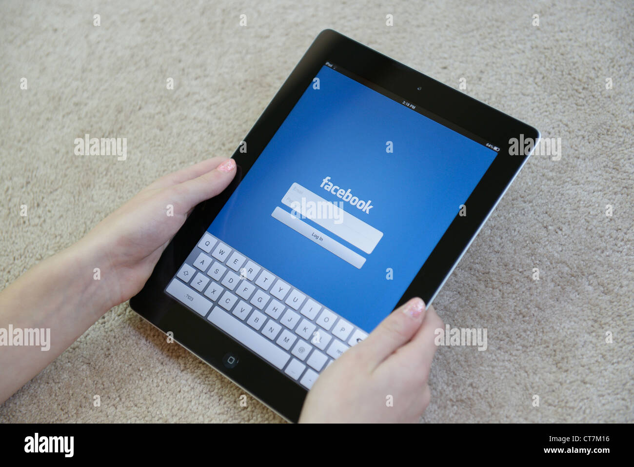 Facebook website login Stock Photo - Alamy