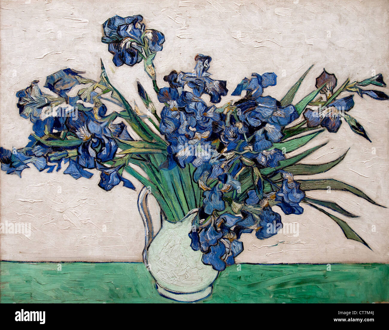 Irises 1890 Vincent van Gogh 1853–1890 Dutch Netherlands Stock Photo