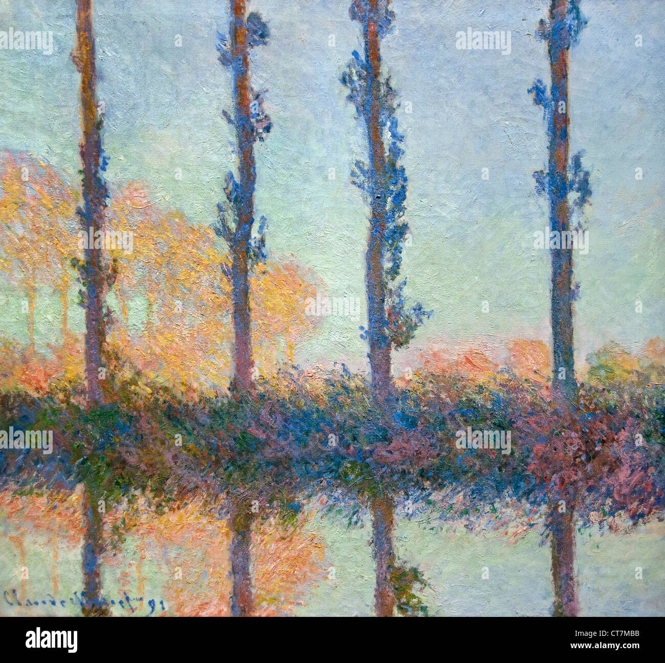 The Four Trees 1891 Claude Monet 1840 – 1926 France French