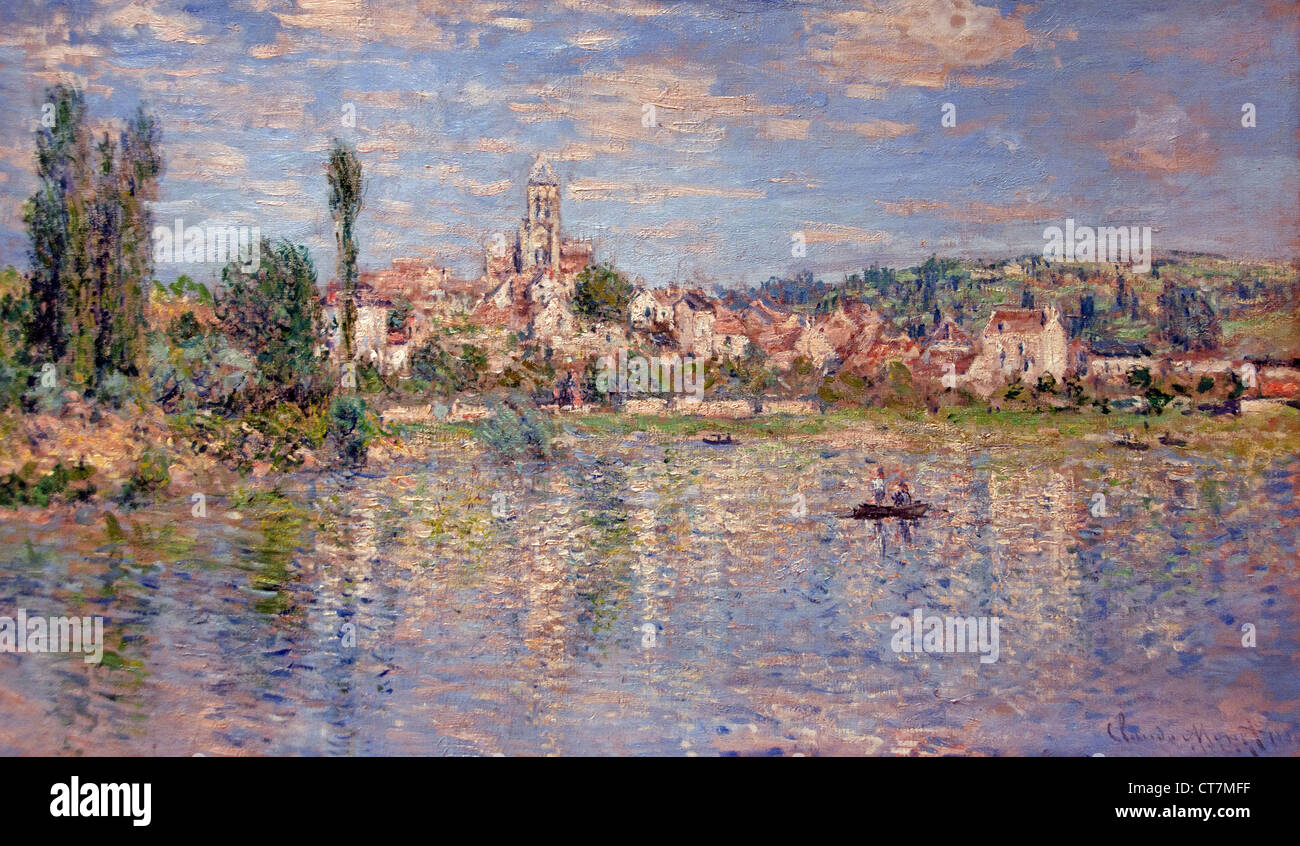 Vetheuil in Summer 1880 Claude Monet 1840 – 1926 France French Stock ...