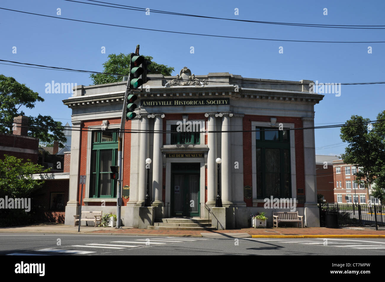 Amityville Town , New York Stock Photo Alamy