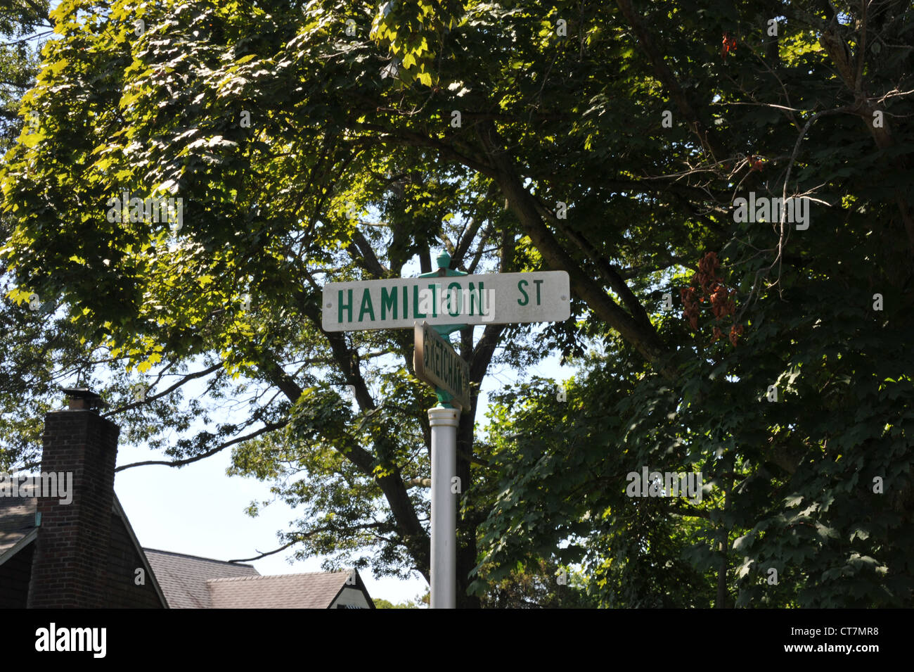 Amityville Town , New York Stock Photo Alamy