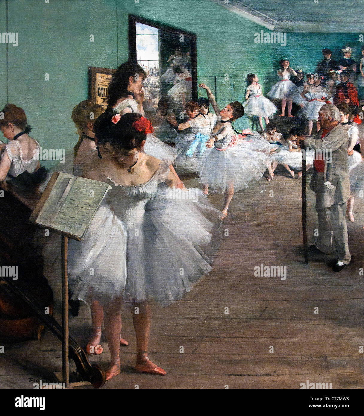 The Dance Class 1874 Edgar Degas 1834-1917 France French Stock Photo