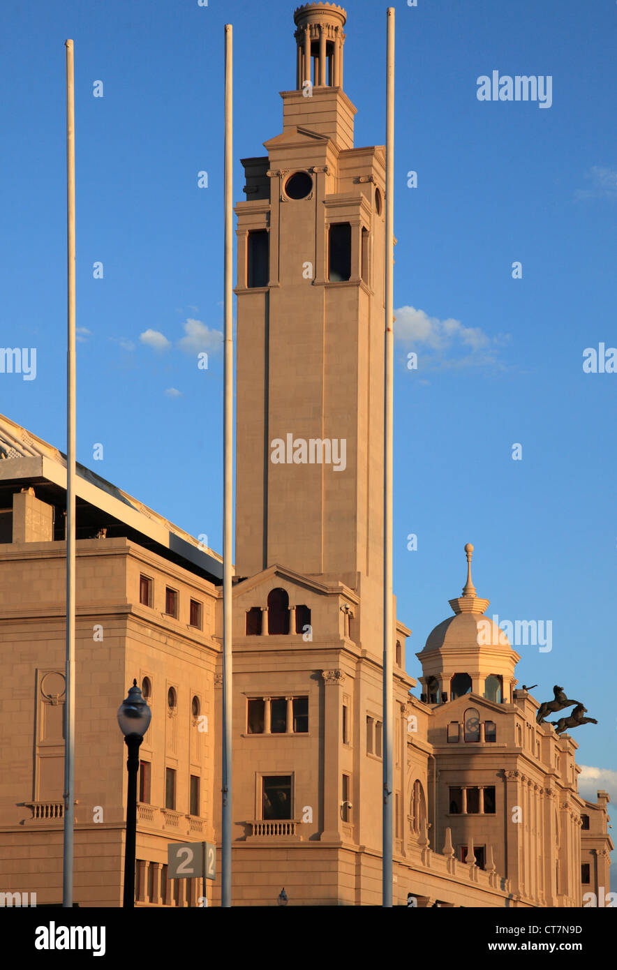 Barcelona olympic stadium hi-res stock photography and images - Alamy