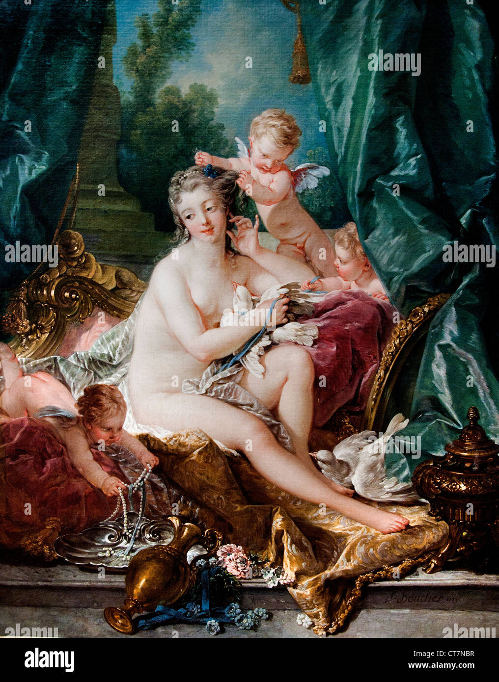 The Toilet of Venus 1751 Francois Boucher France French Stock Photo - Alamy
