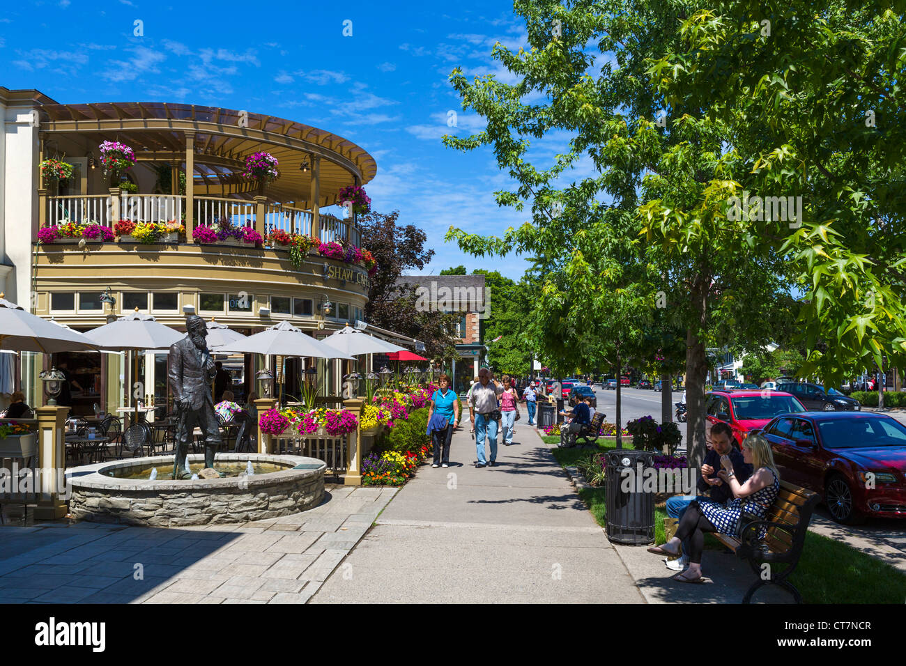 The Shaw Cafe on Queen Street, NiagaraontheLake, Ontario, Canada