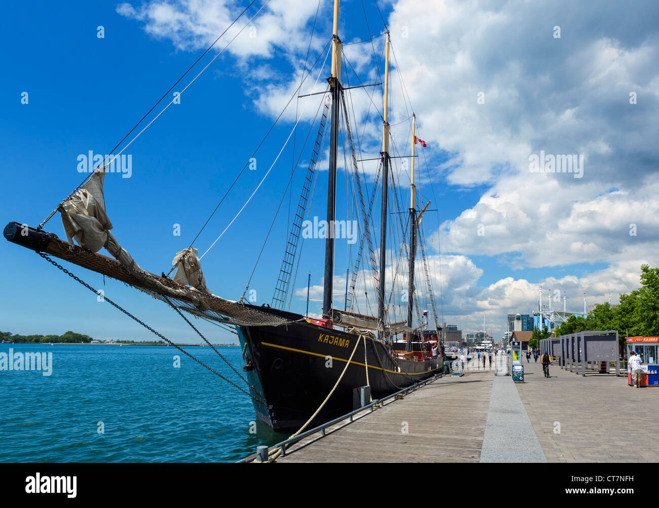 The Tall Ship Kajama Moored On The Waterfront At The Harbourfront Centre Toronto Ontario Canada Stock Photo Alamy