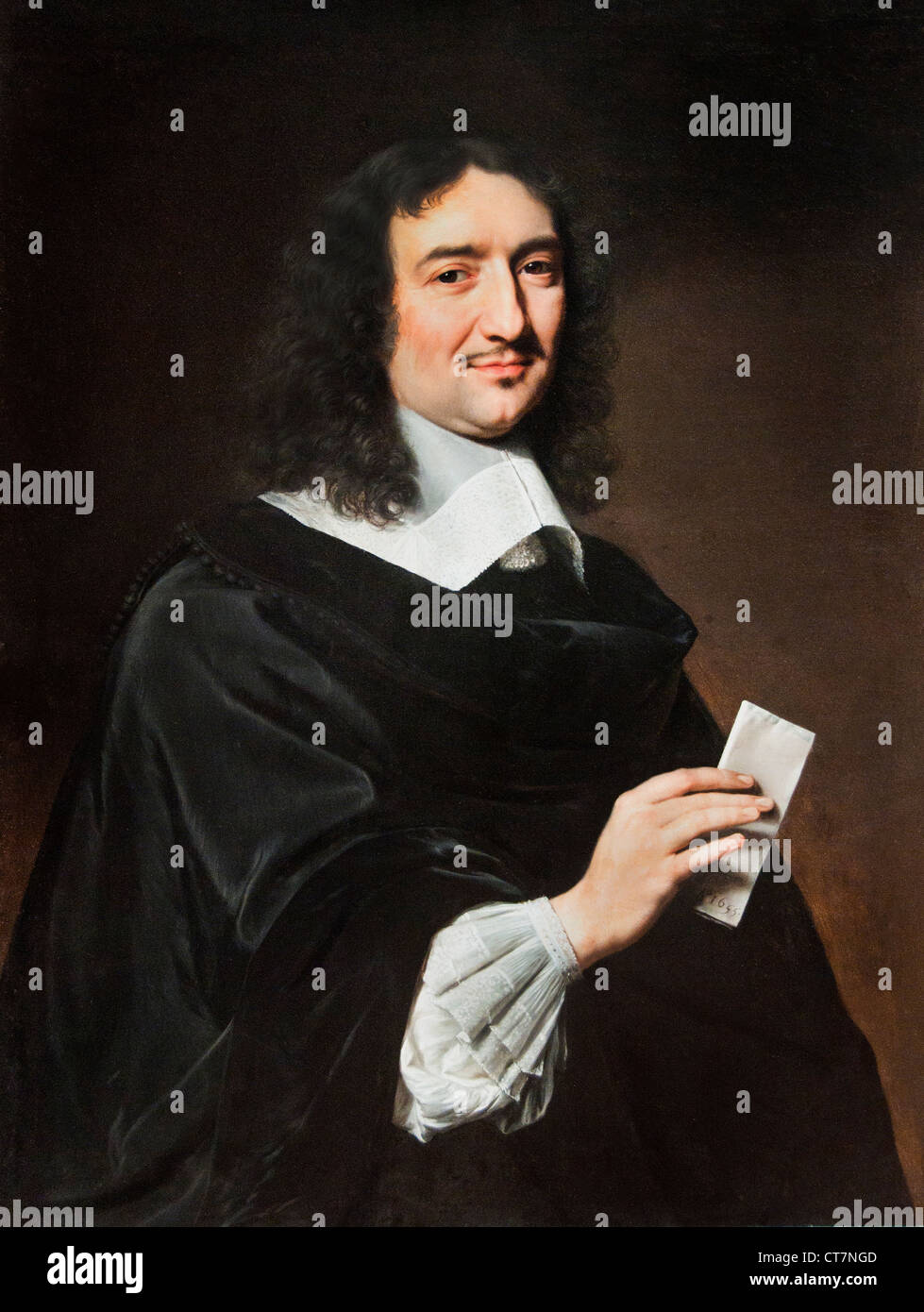 Jean Baptiste Colbert 1655 Philippe de Champaigne 1602–1674 French Baroque  painter France Stock Photo