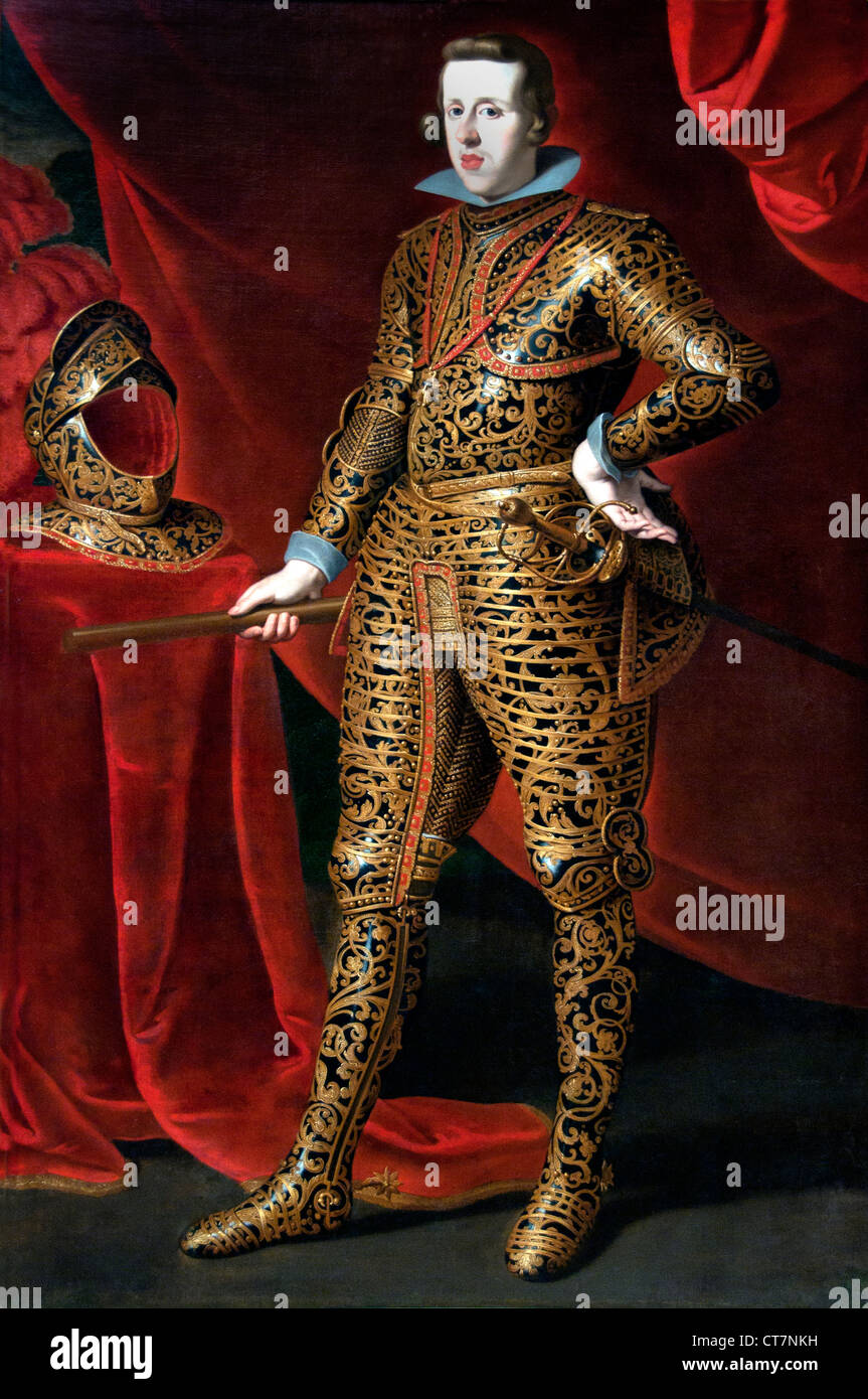 Philip IV 1605–1665 in Parade Armor Spanish Spain by Gaspar de Crayer Flemish Belgium Belgian Stock Photo