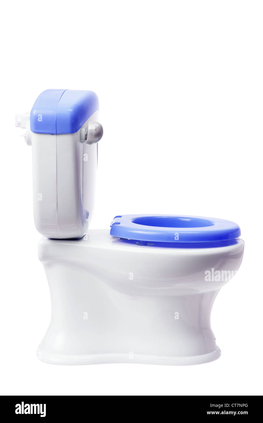 Toy Toilet Bowl Stock Photo - Alamy