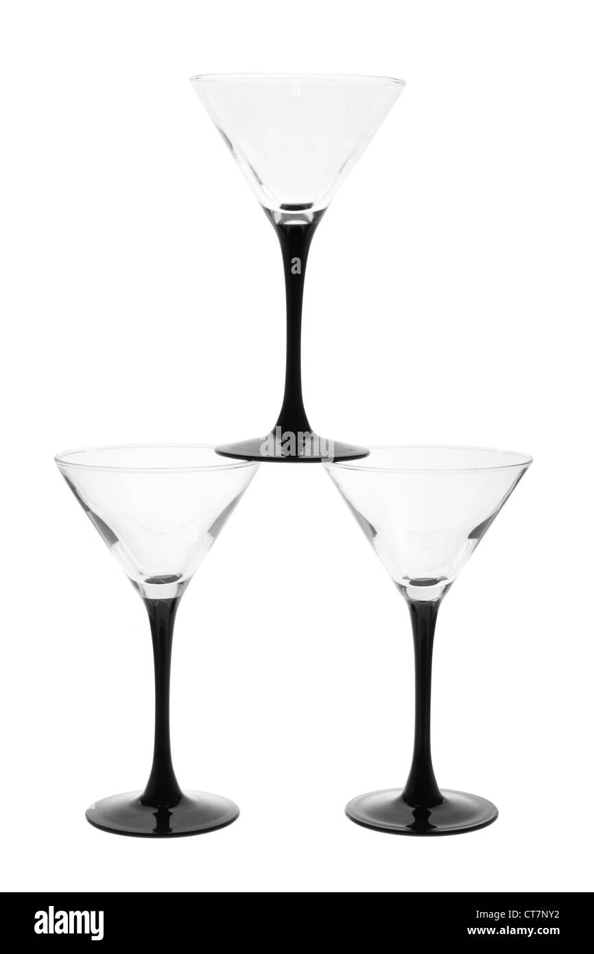 Empty shot glasses Black and White Stock Photos & Images Alamy