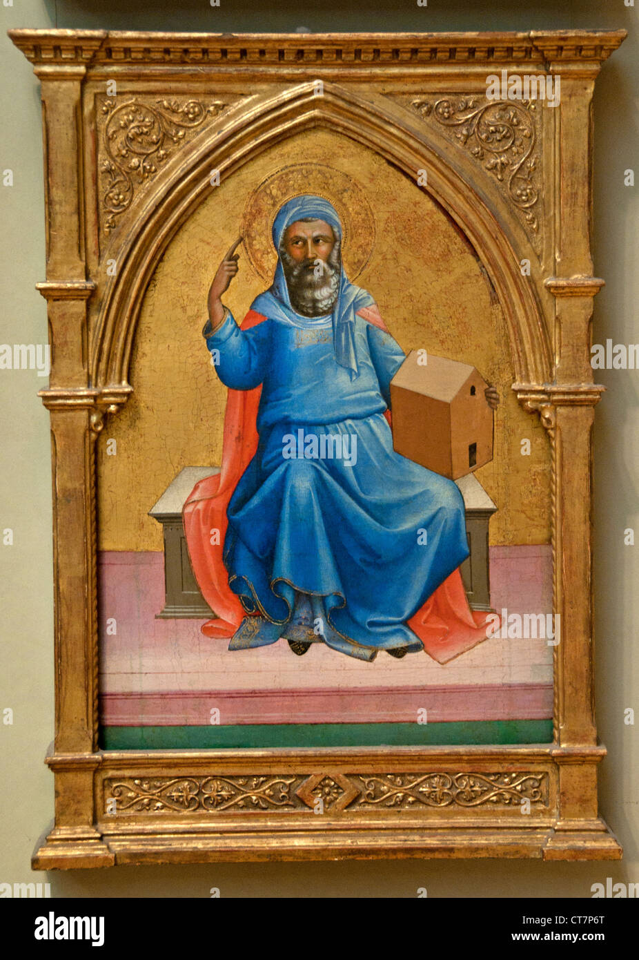 Noah Ark 1408 by Lorenzo Monaco ( Piero di Giovanni ) Italy Italian Florence ca. 1370–1425 Stock Photo