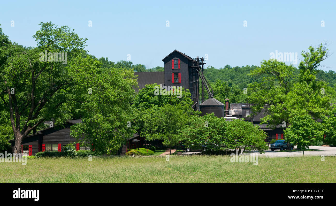 Kentucky, Loretto, Maker's Mark Distillery, bourbon whiskey distiller began operations in 1805. Stock Photo