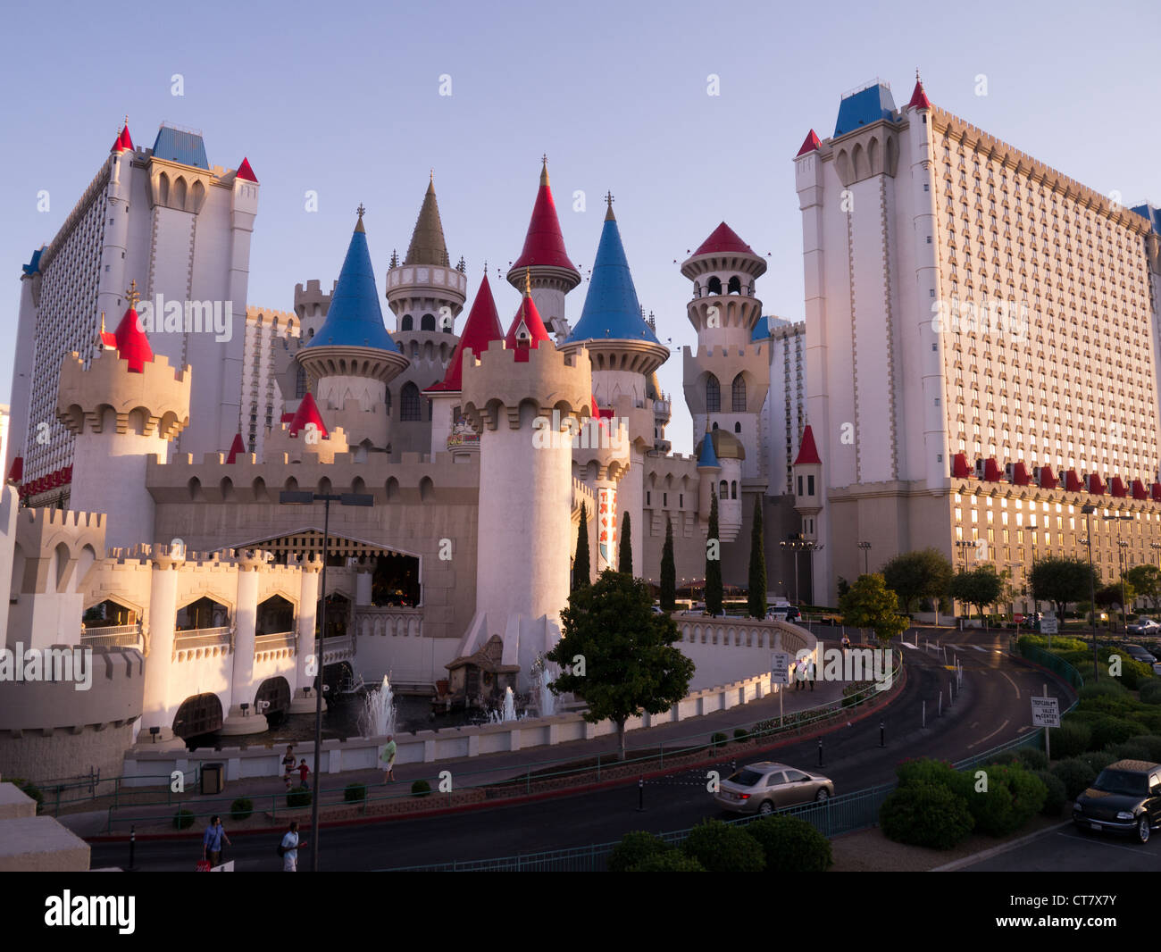 Excalibur Hotel in Las Vegas, Nevada, USA Stock Photo