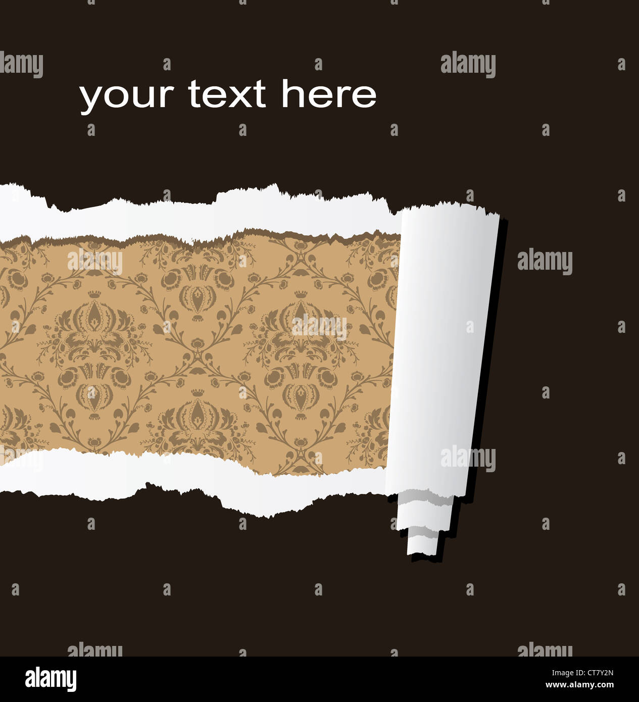 vector ripped paper Stock Photo - Alamy