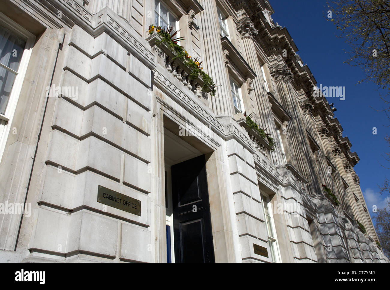 London - The Cabinet Office, the British Chancellor's Office Stock Photo