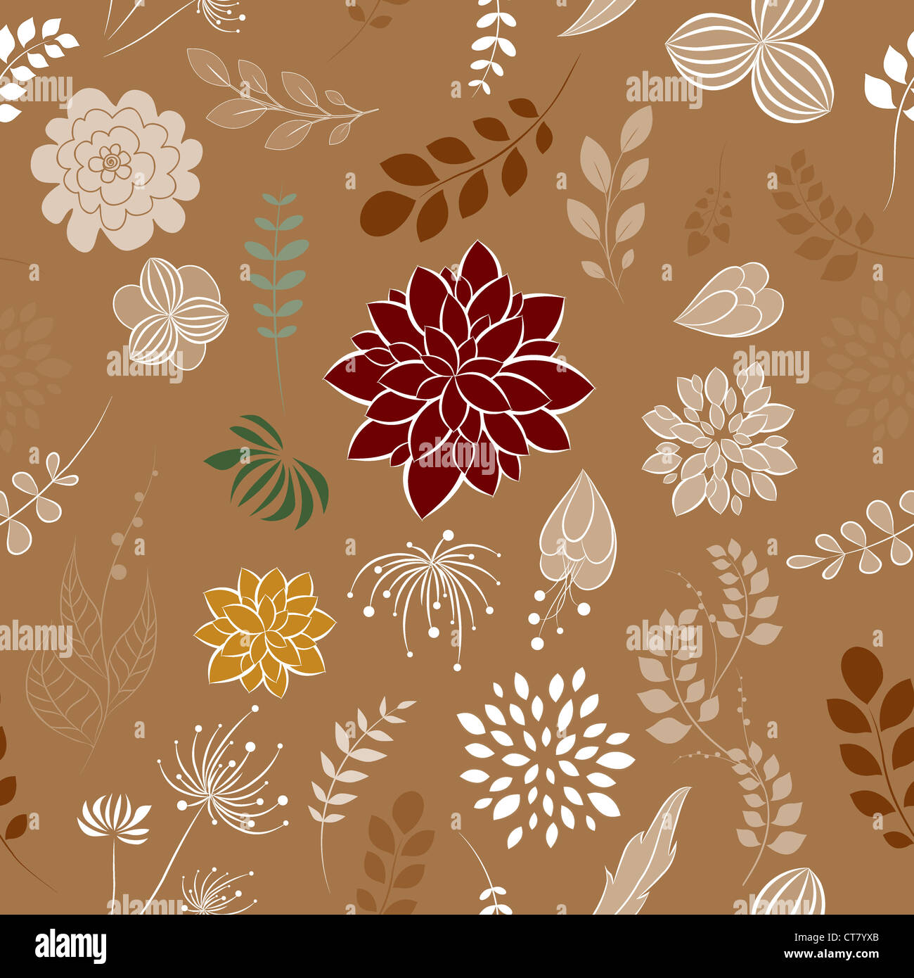 seamless floral background Stock Photo - Alamy