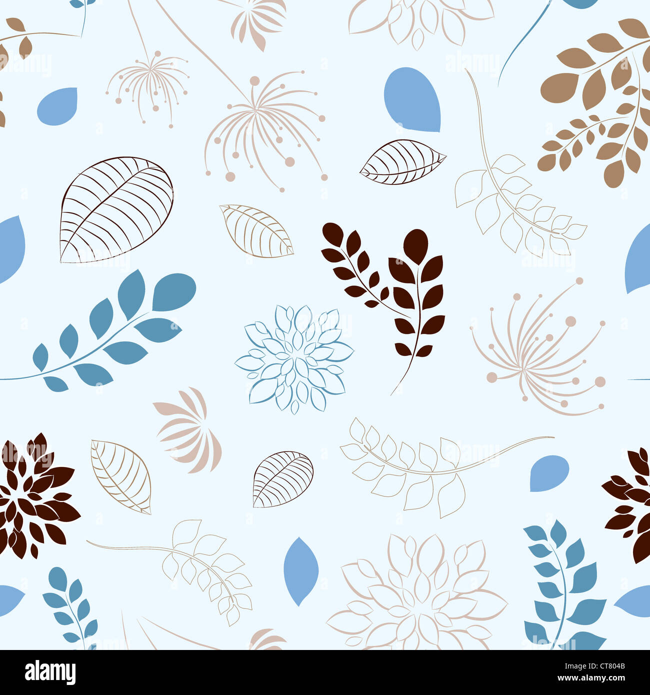 seamless floral background Stock Photo - Alamy