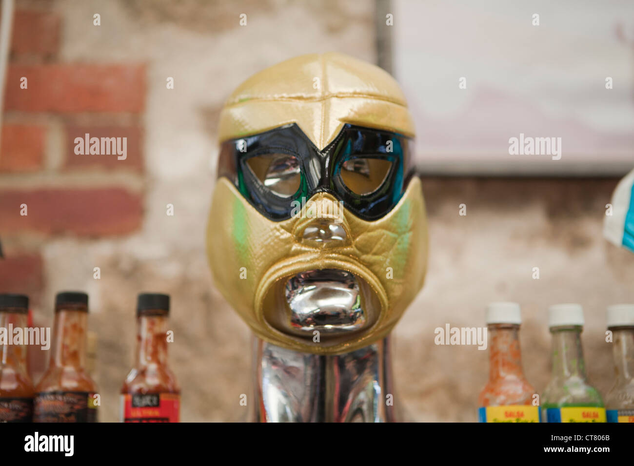 Mexican wrestling mask at Fremantle markets in Perth, Western Australia Stock Photo