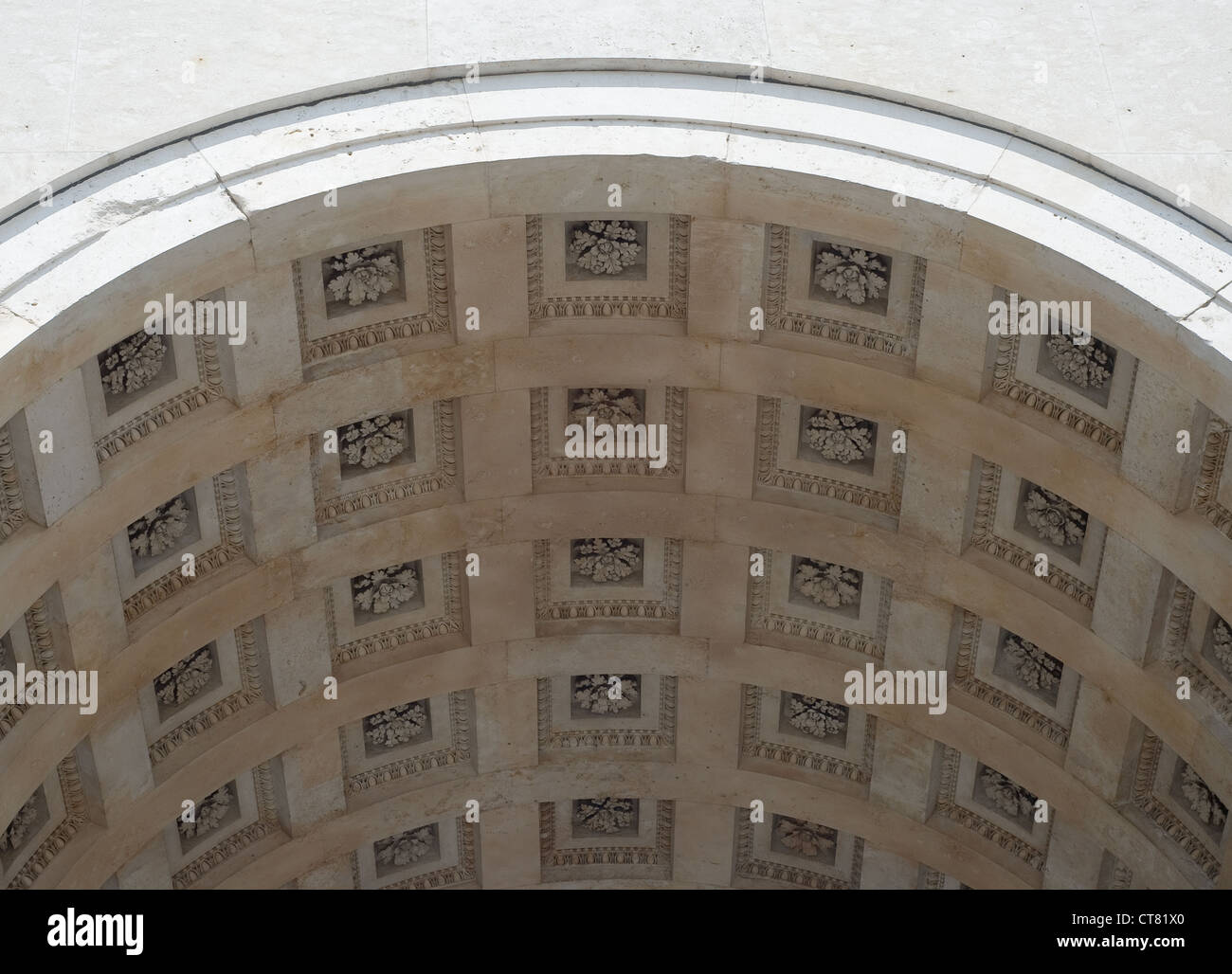 Arch in Classical Greek Style in Munich Stock Photo