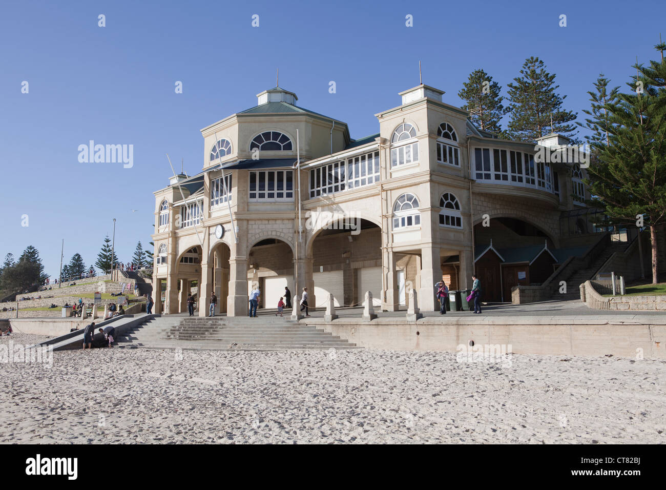 View Of The India Tea Rooms On The Beach Front At Cottesloe