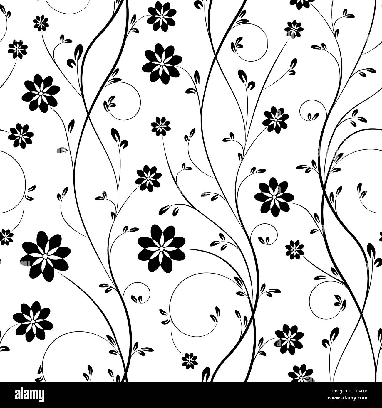 seamless floral background Stock Photo - Alamy