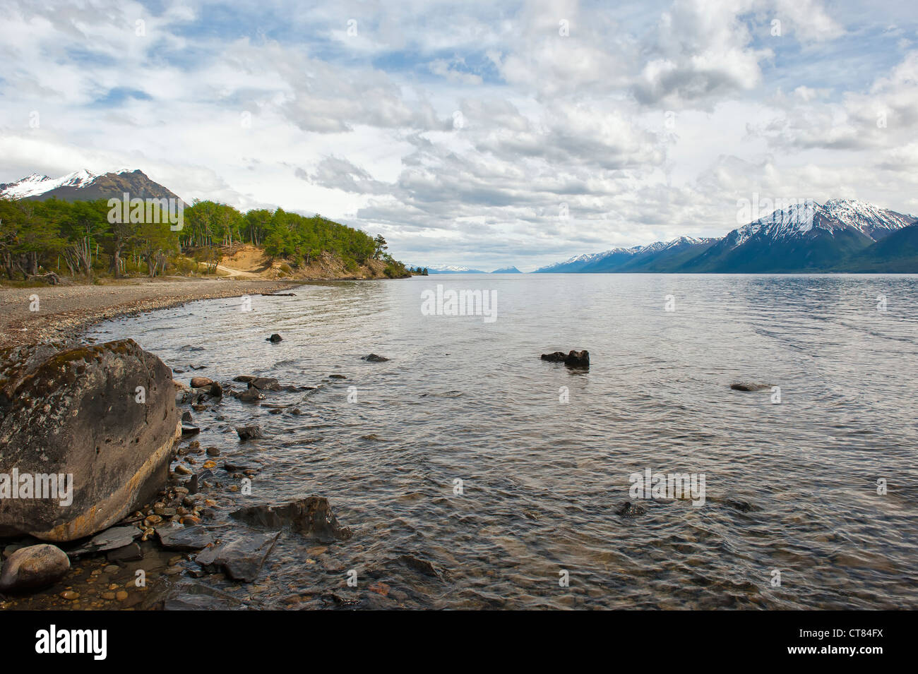 Lake Fagnano, Fireland, Patagonia, Argentina Stock Photo