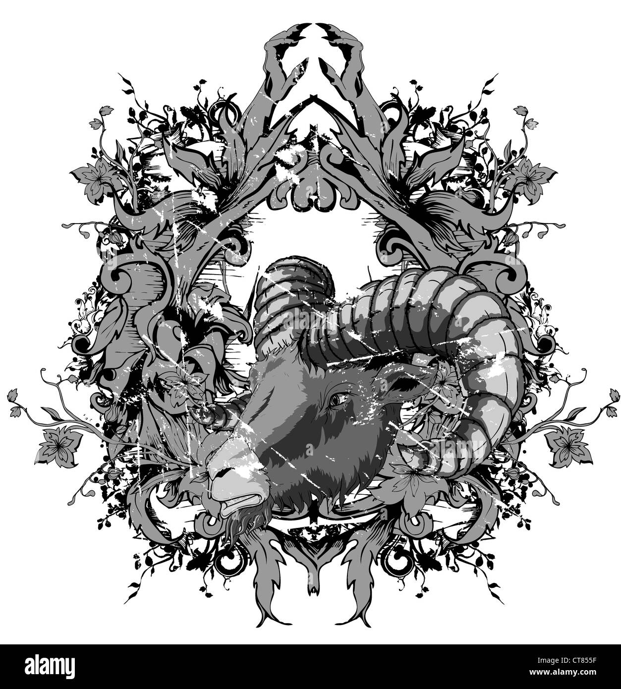 Vintage illustration Black and White Stock Photos & Images - Alamy
