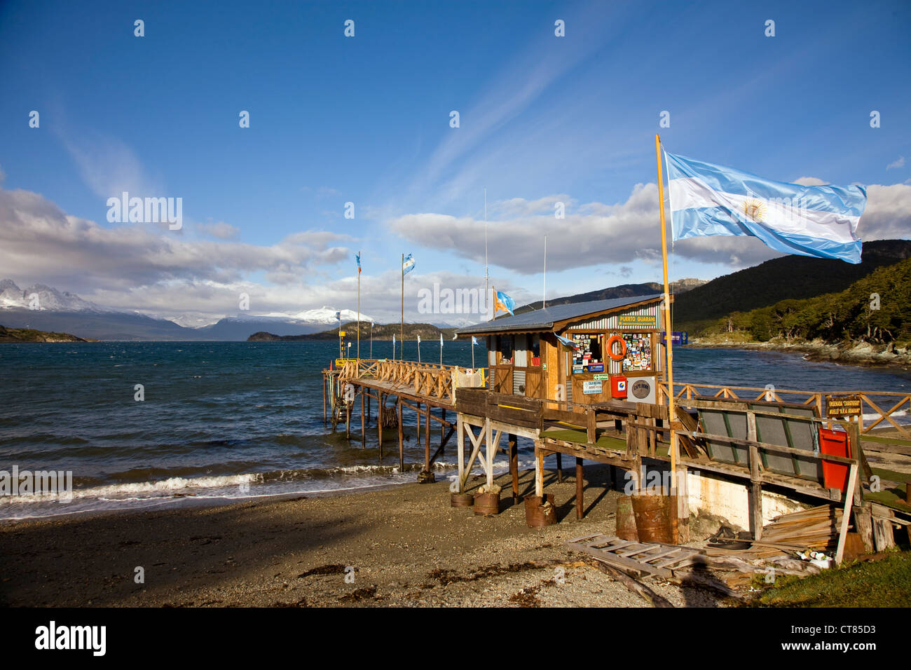 Bahia Ensenada in Parque Nacional Tierra del Fuego Stock Photo