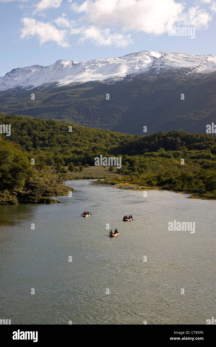 Laguna Verde in Parque Nacional Tierra del Fuego Stock Photo