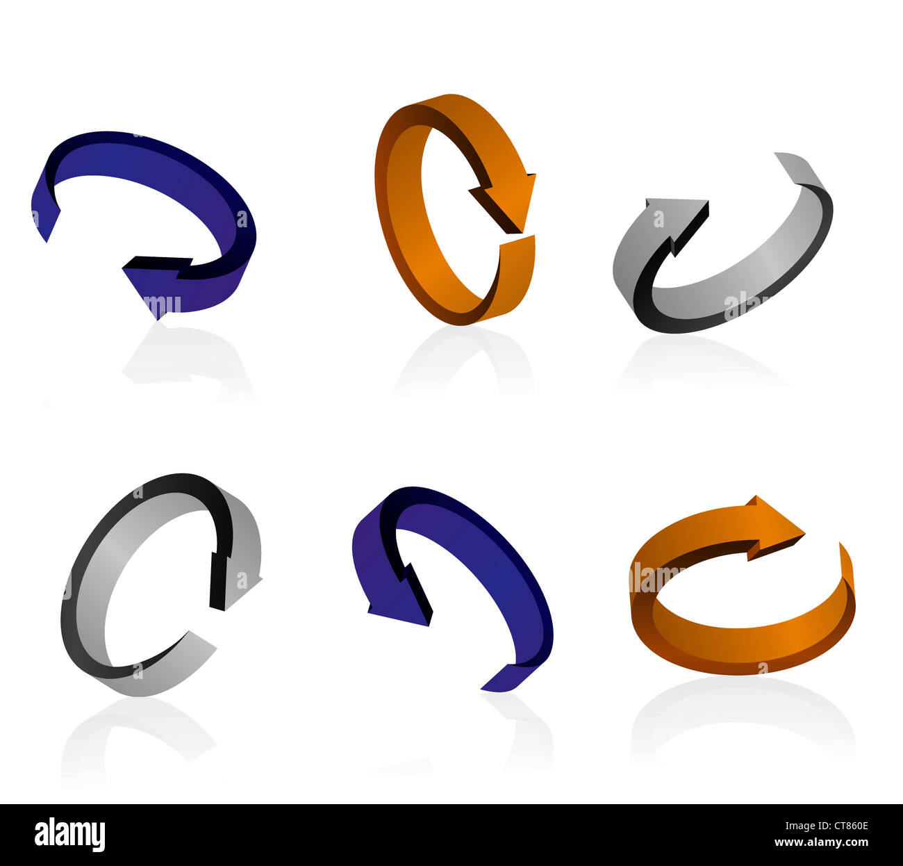 vector 3d arrows Stock Photo - Alamy