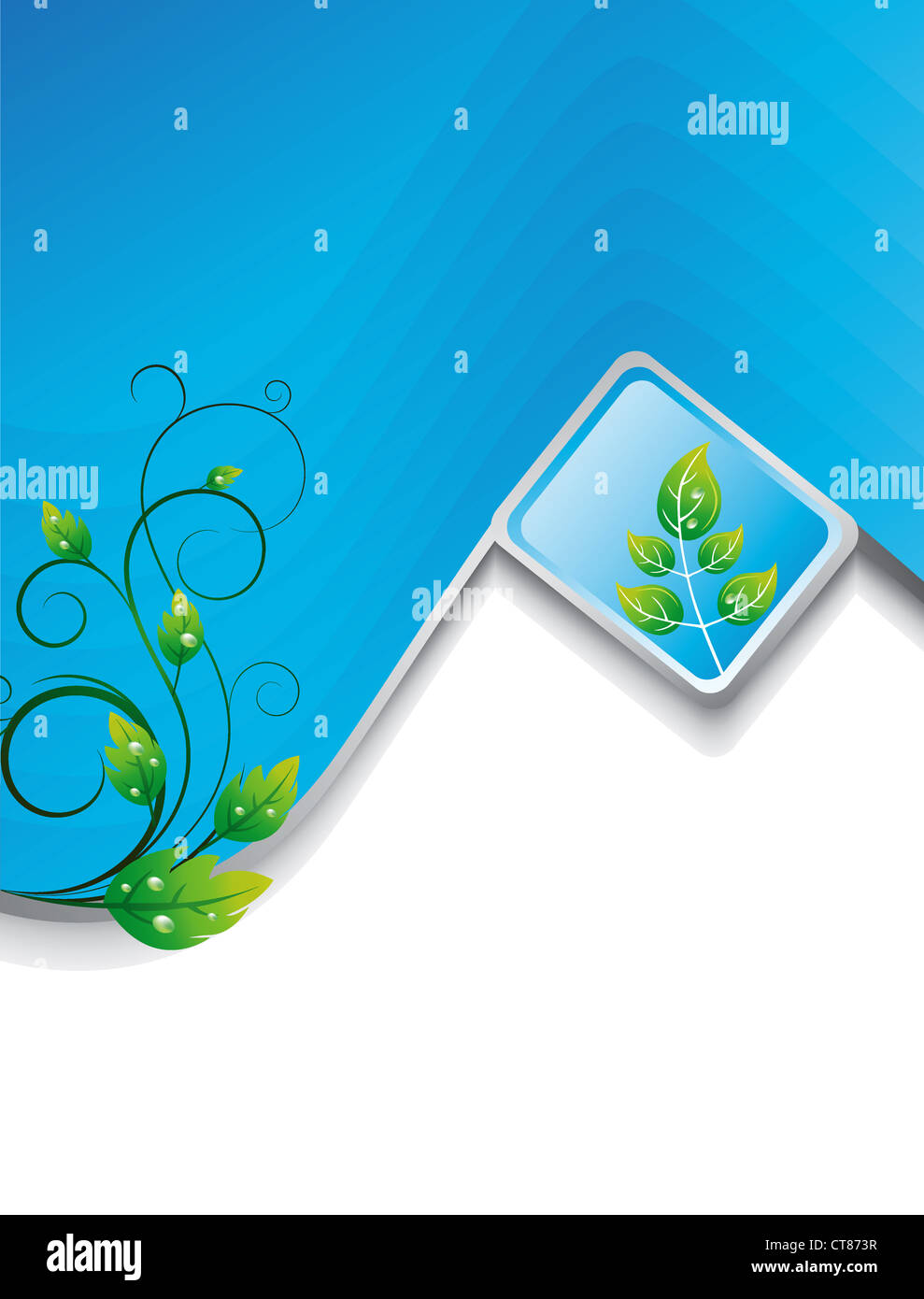 abstract illustration of a background with floral Stock Photo - Alamy