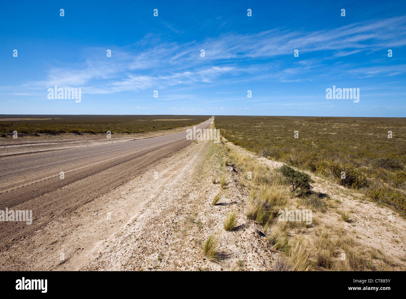 Typical roadside view Stock Photo