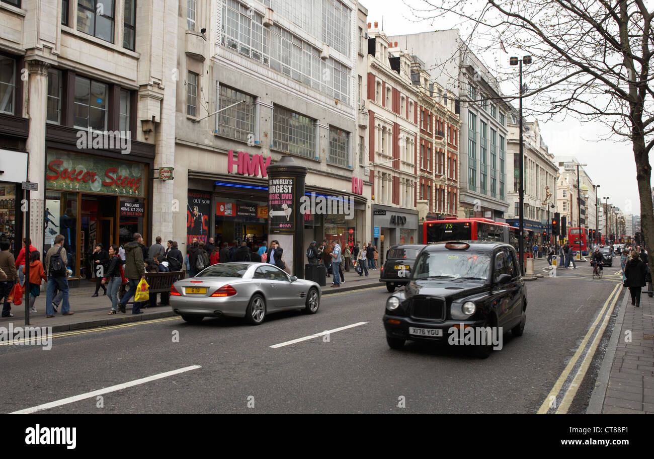 London - look at the Oxford Street Stock Photo
