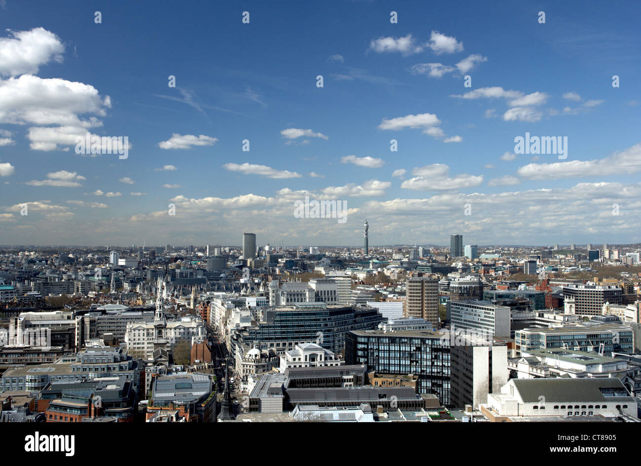 London - view over the city Stock Photo